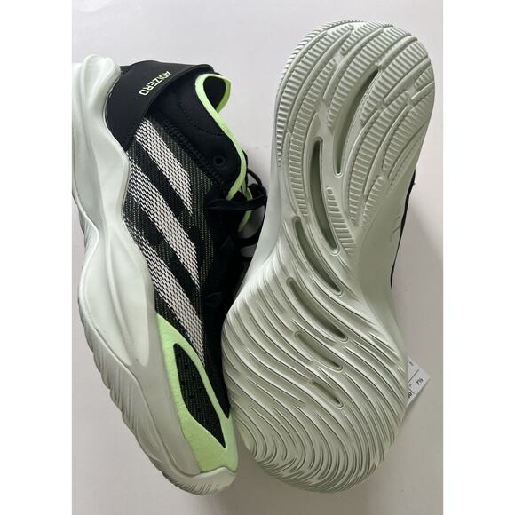adidas Adizero Men's Size 8 Basketball Shoes Select 2.0 Women 9 Black Lime Green - Picture 12 of 14